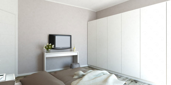 CAMERA-MATRIMONIALE-vista-3-1-705x353 Apartment - Trento %SmartRelooking