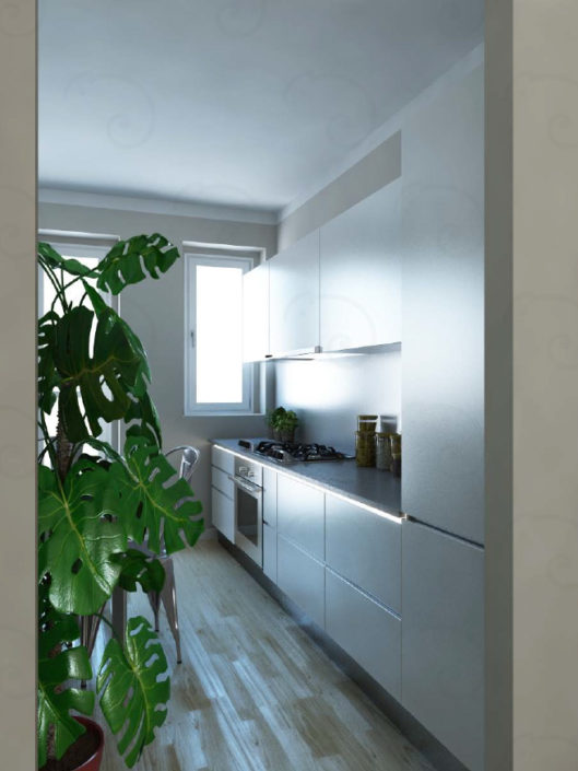 CUCINA-Vista-2-529x705 Apartment - Pavia %SmartRelooking