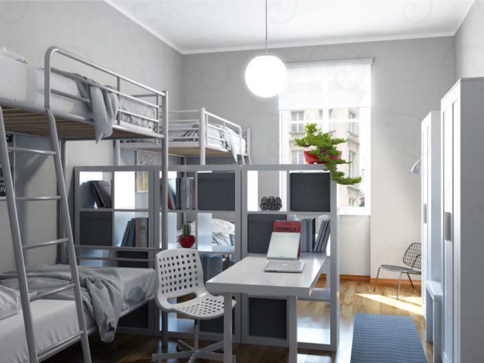 DOUBLE-ROOM-vista-2-705x529 Apartment for short rent - Trieste %SmartRelooking