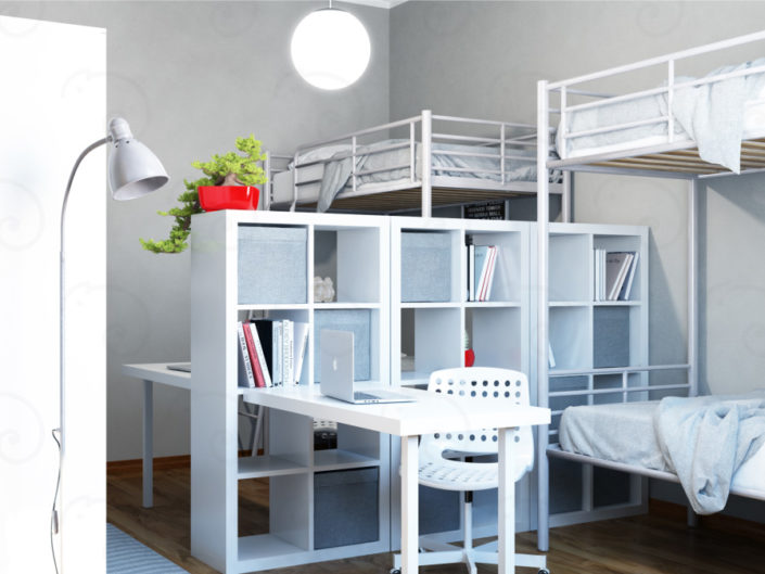 DOUBLE-ROOM-vista-3-705x529 Apartment for short rent - Trieste %SmartRelooking