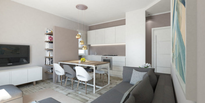 LIVING-vista-3-705x353 Apartment - Trento %SmartRelooking